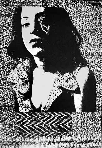 miriam 21 screen print on paper, 2005, 70*100 cm