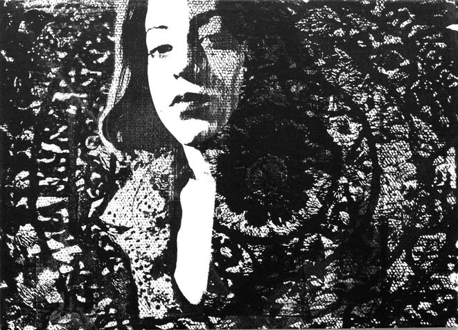 miriam 24 screen print on canvas, 2005, 70*100 cm