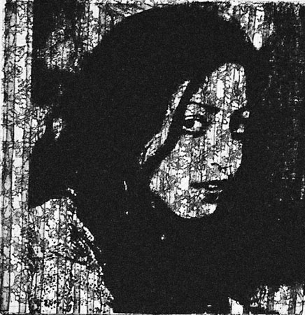 miriam 33 photo-etching & aquatint, 2004, 20*20 cm