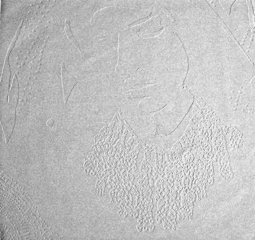 mashaker 29 etching, embossed, 2009, 50*50 cm