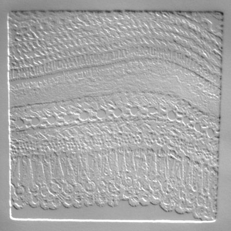mashaker 8 etching, embossed, 2009, 15*15 cm