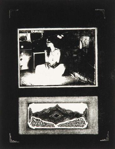 embedded 17-noa 2 pohto etching & aquatint, 1997, 40*60 cm