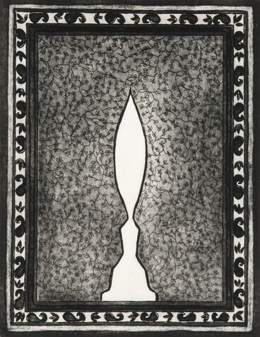 embedded 15 etching & aquatint, 1997, 40*60 cm