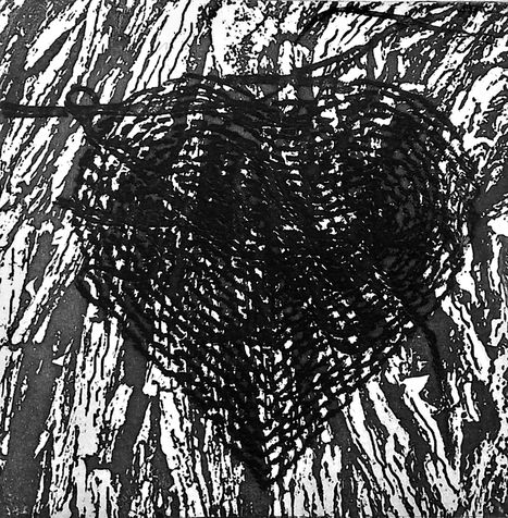 heart 4 photo etching,  2013, 15*15 cm